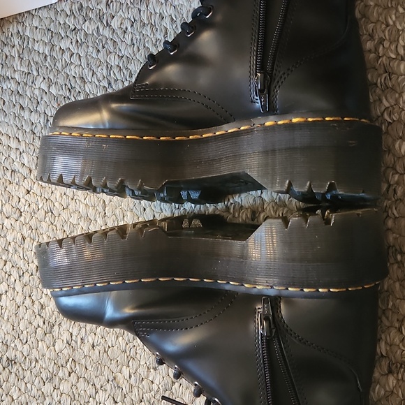 Dr. Martens Black Combat Boots - Picture 3 of 9